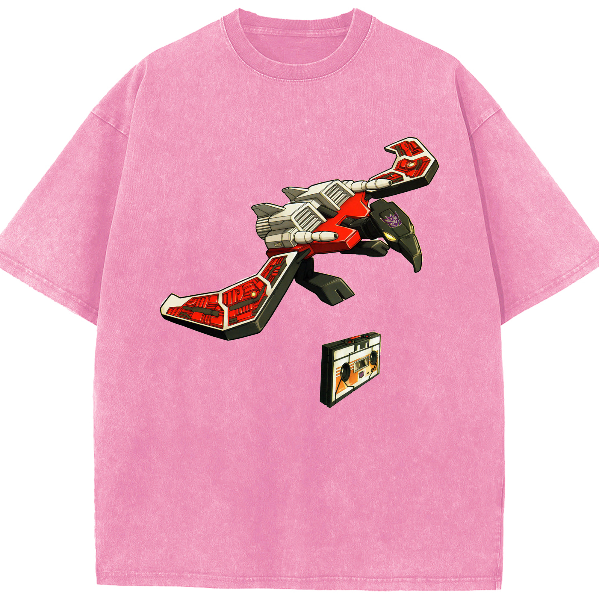 （画像用）  綿100% ヴィンテージ風 半袖Tシャツ（フロントプリント）